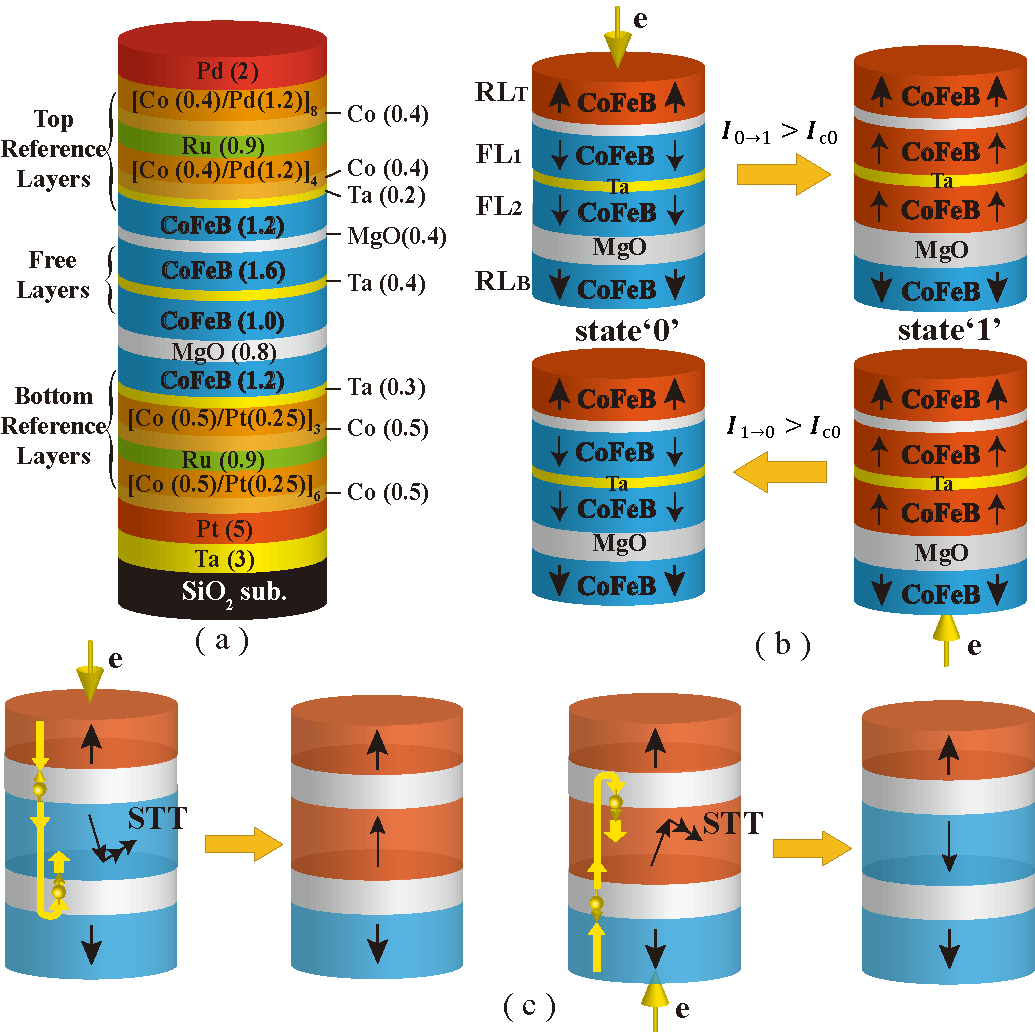 Compact modeling of perpendicular anisotropy co feb mgo mtj